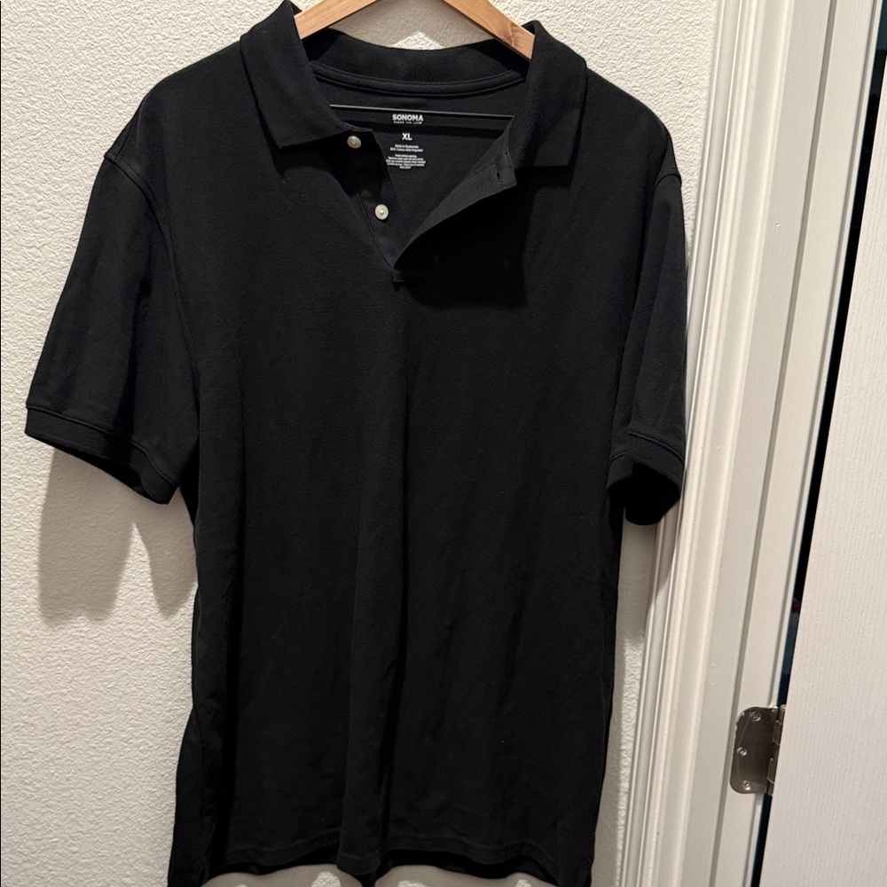 Sonoma Classic Black Polo Shirt